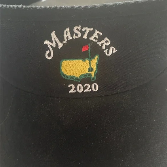 American Needle Black Visor with Masters Logo - Picture 3 of 5